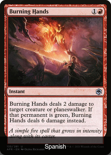 Burning Hands [Spanish]