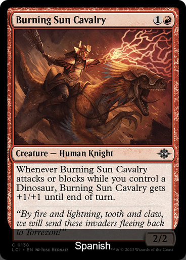 Burning Sun Cavalry [Spanish]