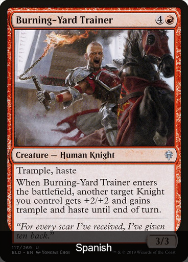 Burning-Yard Trainer [Spanish]