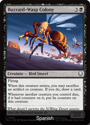 Buzzard-Wasp Colony [Spanish]