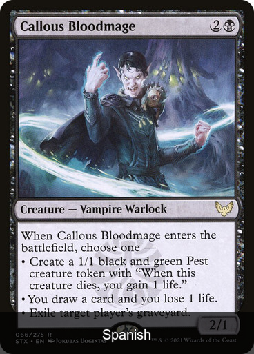 Callous Bloodmage [Spanish]