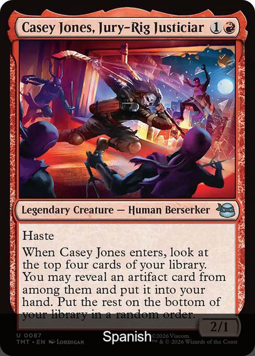 Casey Jones, Jury-Rig Justiciar [Spanish]