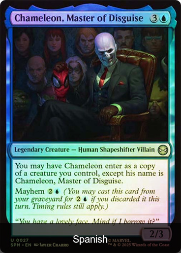Chameleon, Master of Disguise Foil [Spanish]