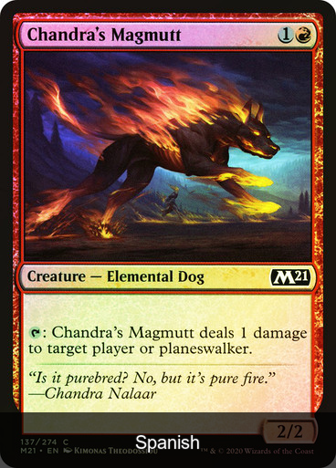 Chandra's Magmutt Foil [Spanish]