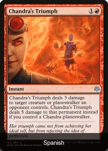 Chandra's Triumph [Spanish]