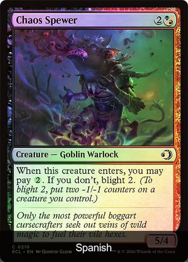 Chaos Spewer (Default) Foil [Spanish]