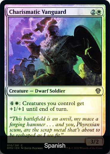 Charismatic Vanguard Foil [Spanish]