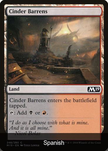 Cinder Barrens [Spanish]