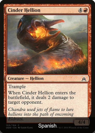 Cinder Hellion [Spanish]