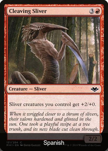 Cleaving Sliver [Spanish]