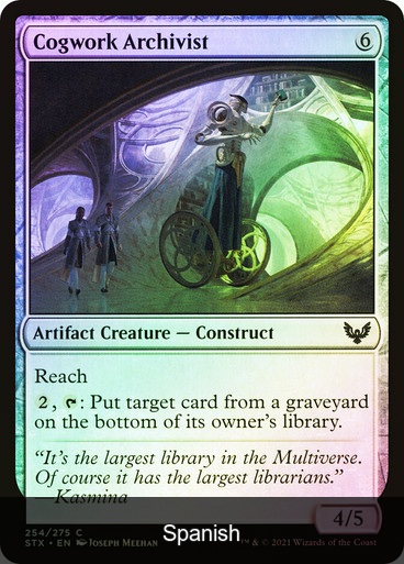 Cogwork Archivist Foil [Spanish]