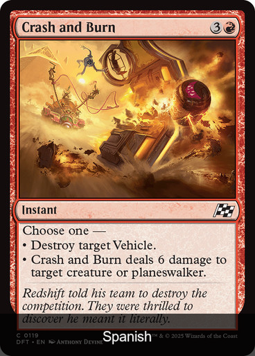 Crash and Burn [Spanish]