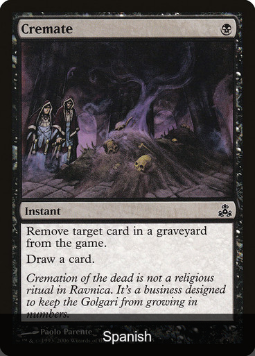Cremate [Spanish]