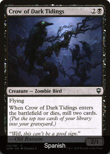 Crow of Dark Tidings [Spanish]