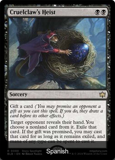 Cruelclaw's Heist [Spanish]