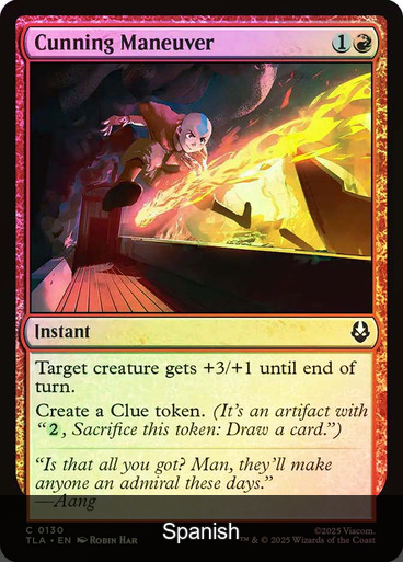 Cunning Maneuver Foil [Spanish]