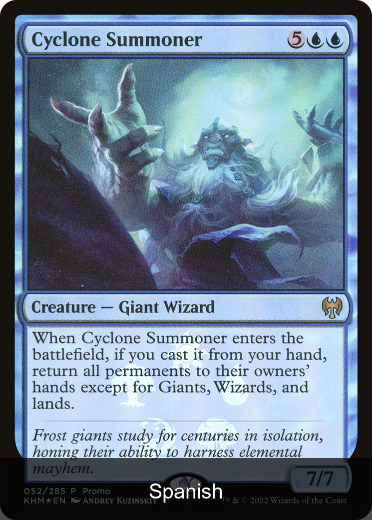 Cyclone Summoner Foil [Spanish]