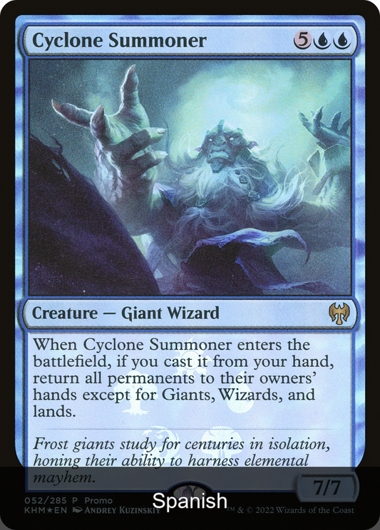 Cyclone Summoner Foil [Spanish]