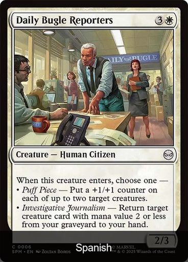 Daily Bugle Reporters [Spanish]