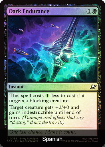 Dark Endurance Foil [Spanish]