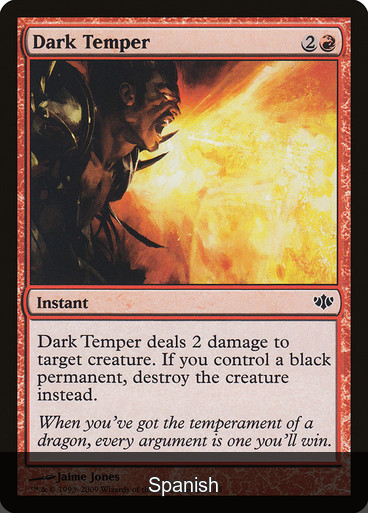 Dark Temper [Spanish]