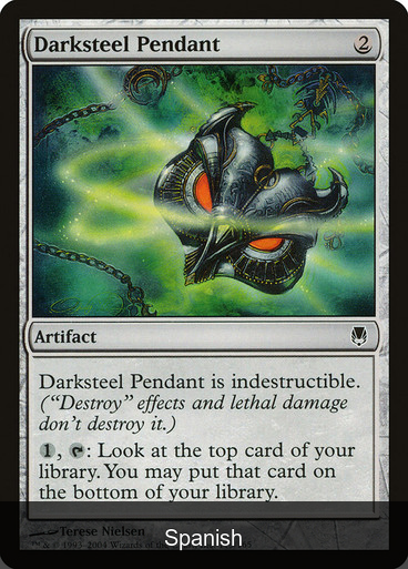 Darksteel Pendant [Spanish]