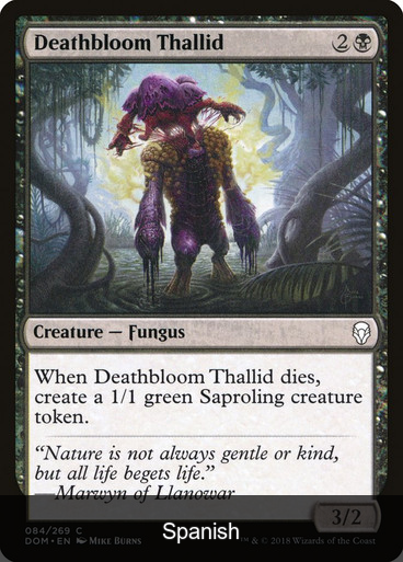 Deathbloom Thallid [Spanish]