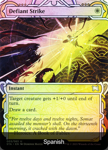 Defiant Strike Foil [Spanish]
