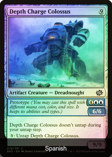 Depth Charge Colossus Foil [Spanish]