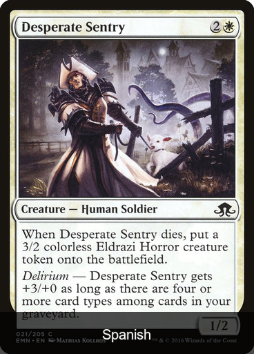 Desperate Sentry [Spanish]