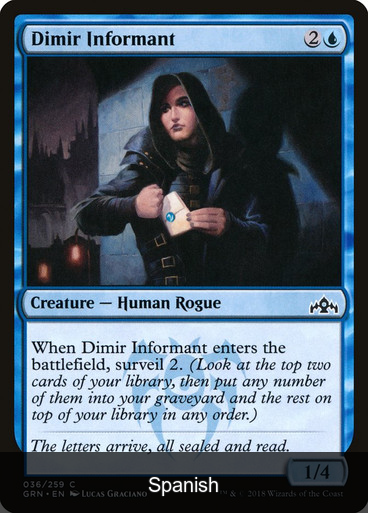Dimir Informant [Spanish]