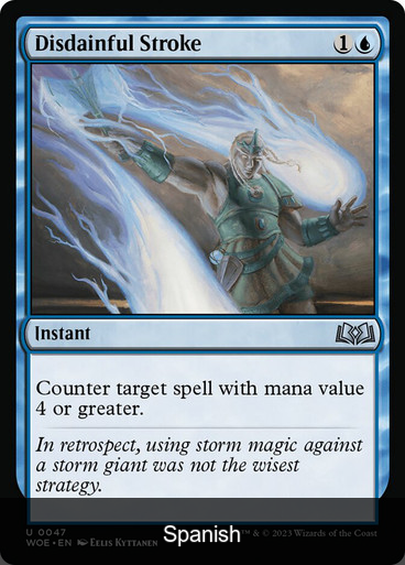 Disdainful Stroke [Spanish]