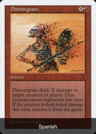Disintegrate [Spanish]