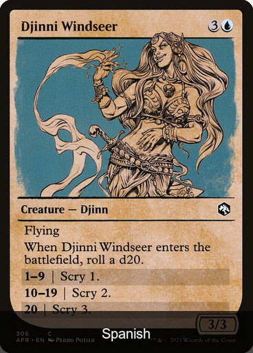 Djinni Windseer (Showcase) [Spanish]