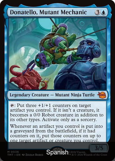 Donatello, Mutant Mechanic [Spanish]