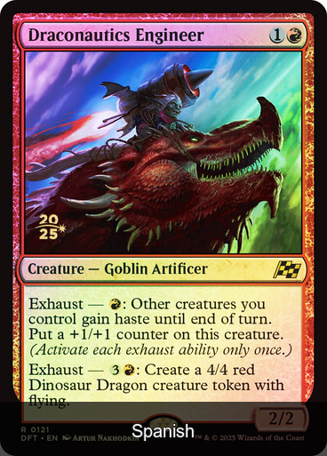Draconautics Engineer (Prerelease) Foil [Spanish]