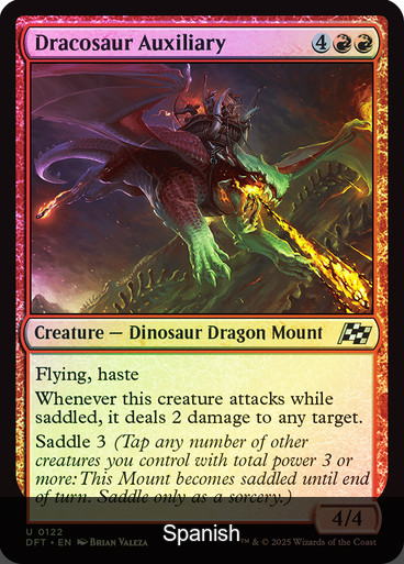 Dracosaur Auxiliary Foil [Spanish]