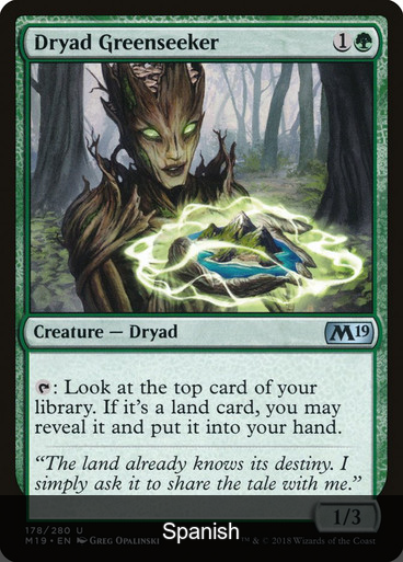 Dryad Greenseeker [Spanish]