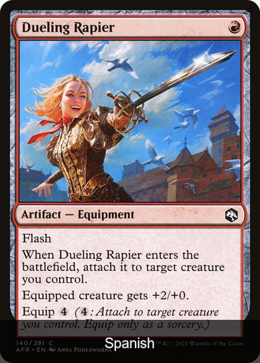 Dueling Rapier [Spanish]