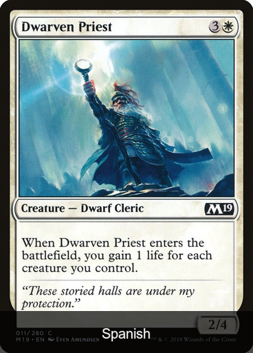 Dwarven Priest [Spanish]