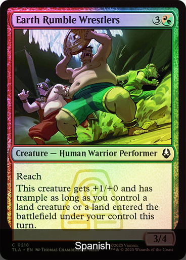 Earth Rumble Wrestlers Foil [Spanish]