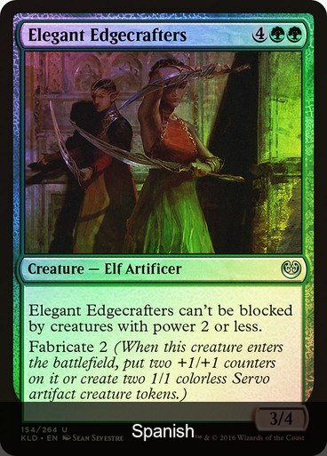 Elegant Edgecrafters Foil [Spanish]