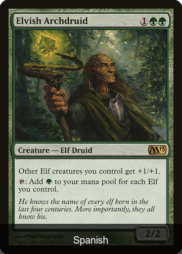 Elvish Archdruid [Spanish]