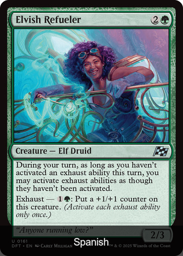 Elvish Refueler [Spanish]