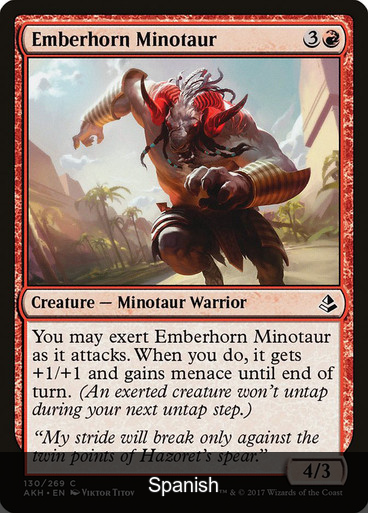 Emberhorn Minotaur [Spanish]