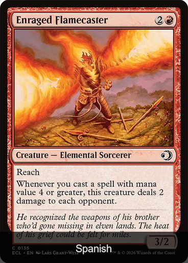 Enraged Flamecaster (Default) [Spanish]