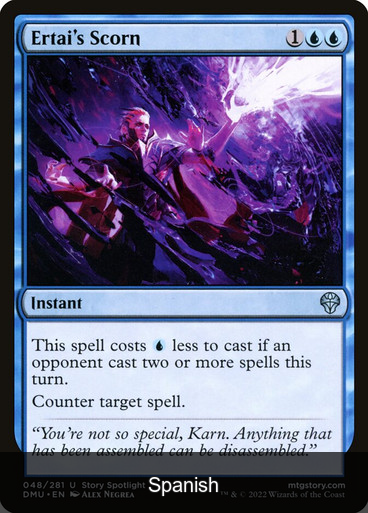 Ertai's Scorn [Spanish]