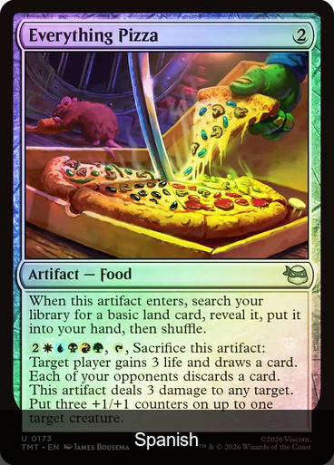 Everything Pizza Foil [Spanish]
