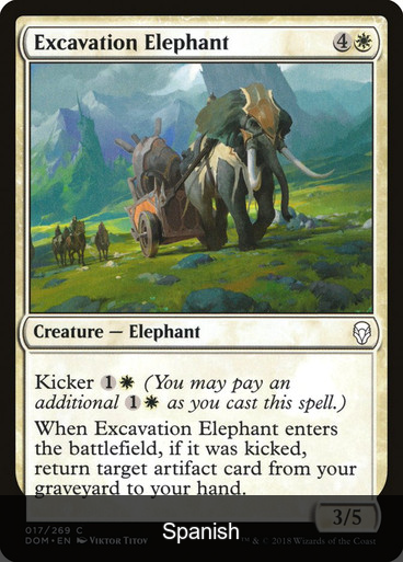 Excavation Elephant [Spanish]