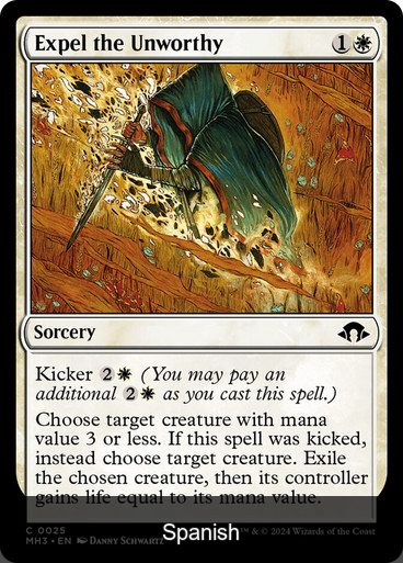 Expel the Unworthy [Spanish]